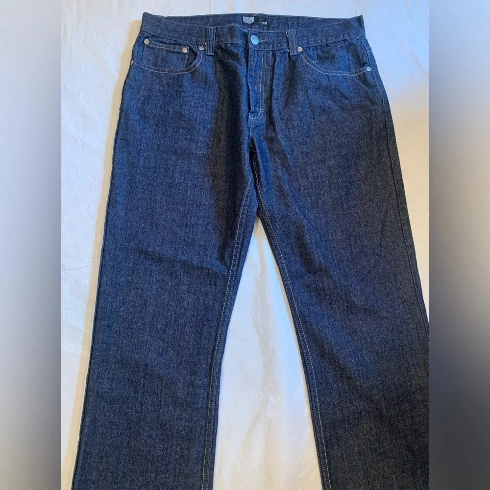 Old Skool Urban Wear Dark Wash Men's Jeans 38x32 Streetwear, Skateboard